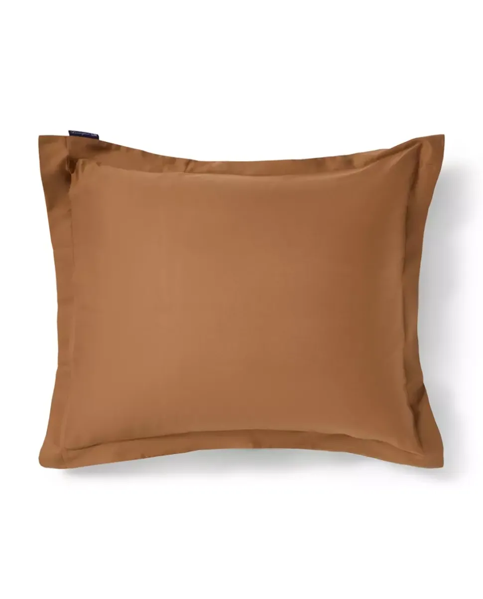 Lexington Ensfarget Satengsengesett Fudge 140x220/50x70