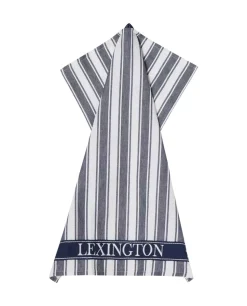 Lexington Icons Cotton Twill Waffle Striped Kjøkkenhåndkle