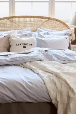 Lexington Icons Logo Økologisk Fløyel Putetrekk Hvit