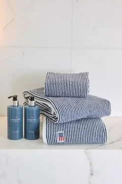 Lexington Icons Original Håndkle 70x130 Hvit/Navy