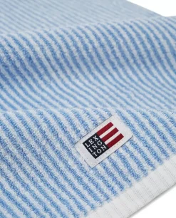 Lexington Icons Original Håndkle White/Blue Striped 50x70