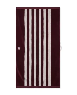 Lexington Stripet Frottéhåndkle Fiken/Snøhvit 50x70