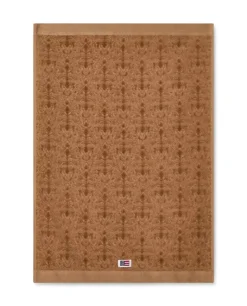 Lexington Velourhåndkle Med Jacquardmønster Fudge 50x70