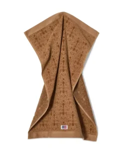 Lexington Velourhåndkle Med Jacquardmønster Fudge 30x50