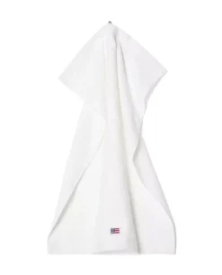 Lexington Velour Jacquard Håndkle Med Logo Hvitt 50x70cm