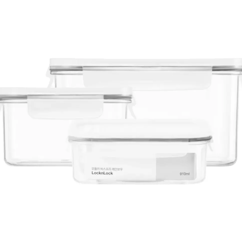 Locknlock - Oppbevaring s/3 - 0,45/0,91/1,5 l