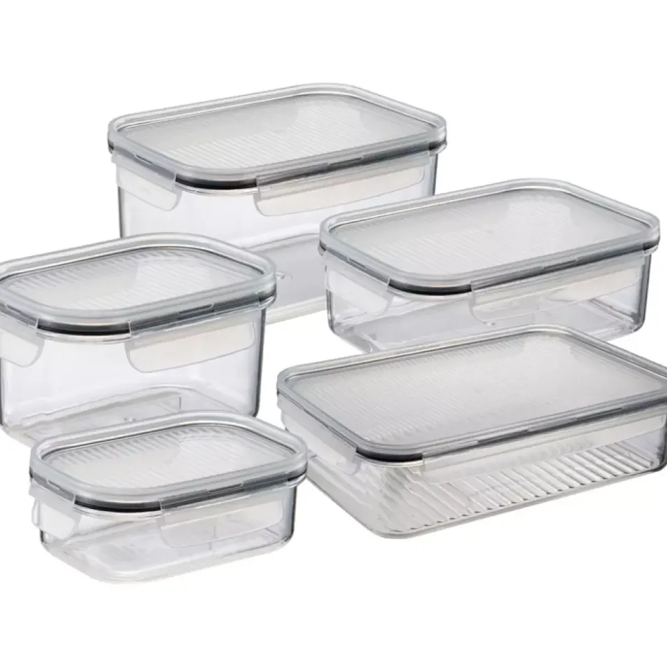 Locknlock - Oppbevaring s/5 - 0,26/0,45/0,91/1,5/2,1 l