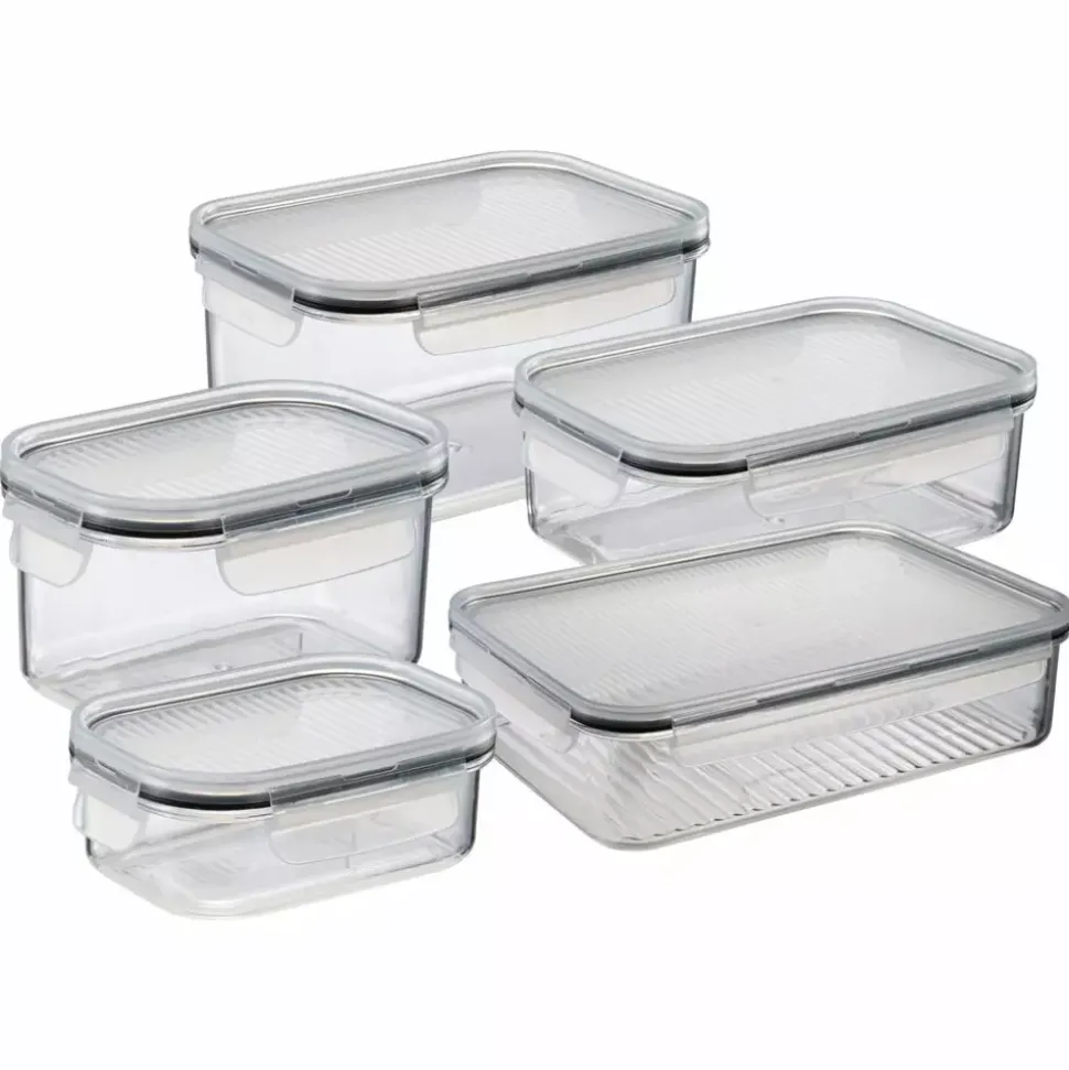 Locknlock - Oppbevaring s/5 - 0,26/0,45/0,91/1,5/2,1 l