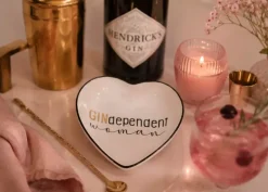 Love Plates - Gindependent Woman Hjerte