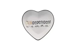 Love Plates - Gindependent Woman Hjerte