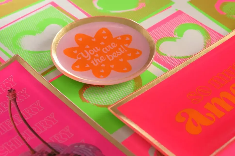 Love Plates Glass Plate Love