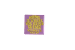 Love Tiles Coaster Home Is Where You Drink Wine