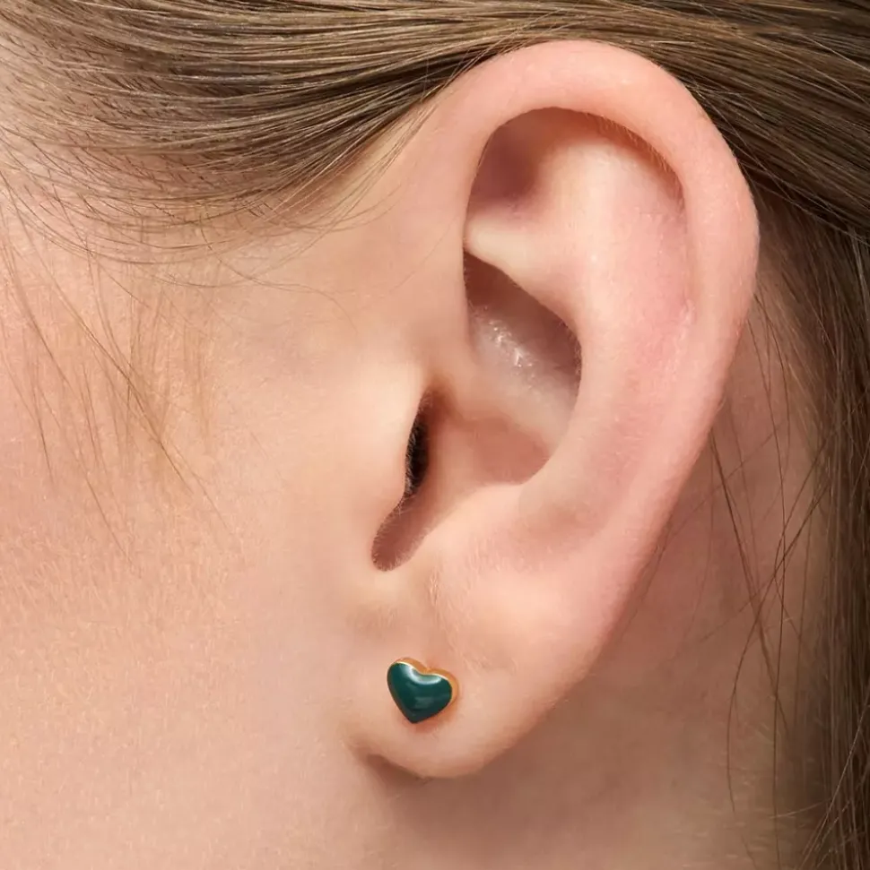 Love U Øredobb 1 stk North Sea Green