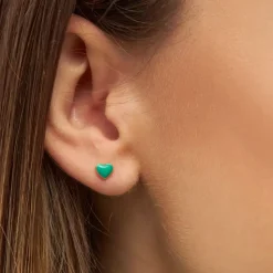 Love U Ørering 1 stk Light Green