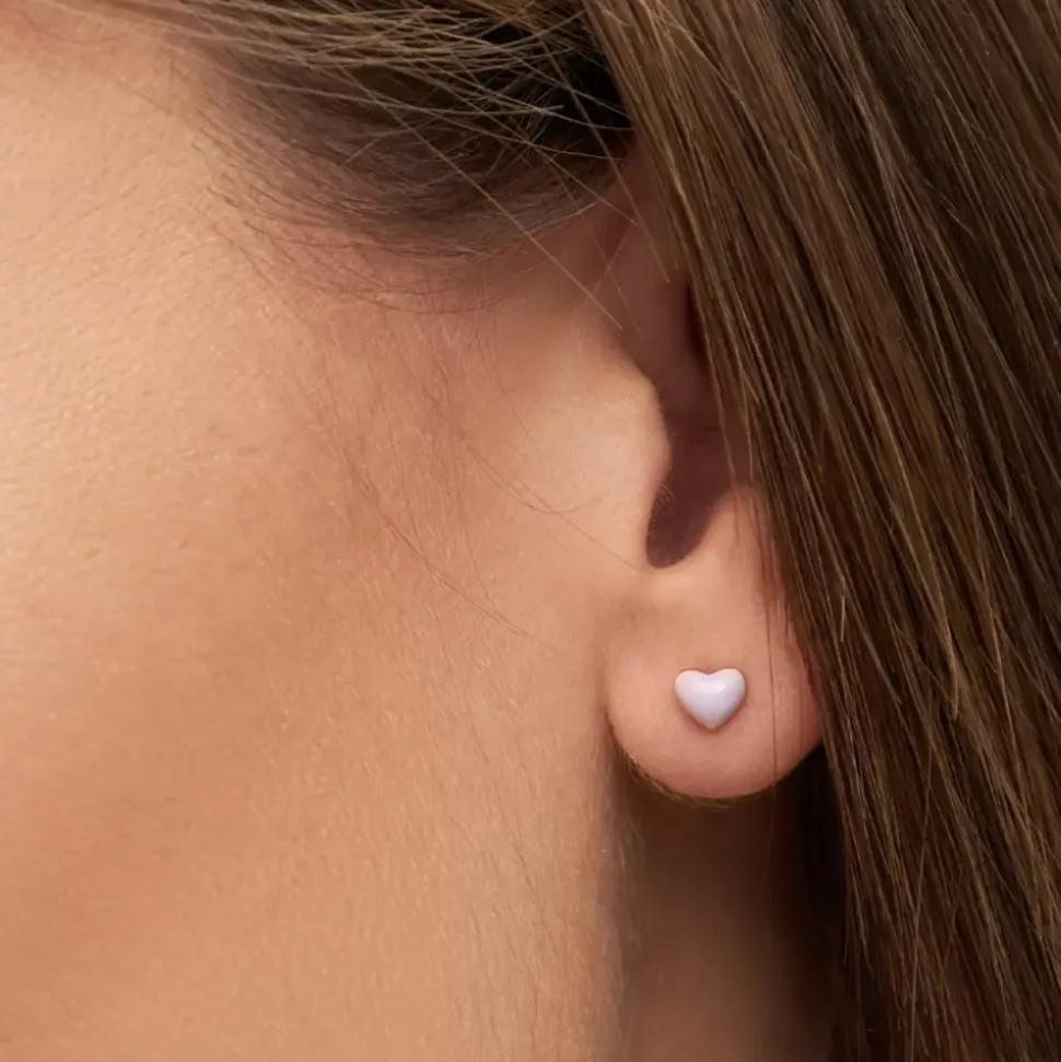 Love U Ørering 1 stk Purple