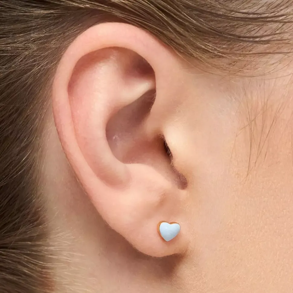 Love U Ørering 1 stk Skyride Blue
