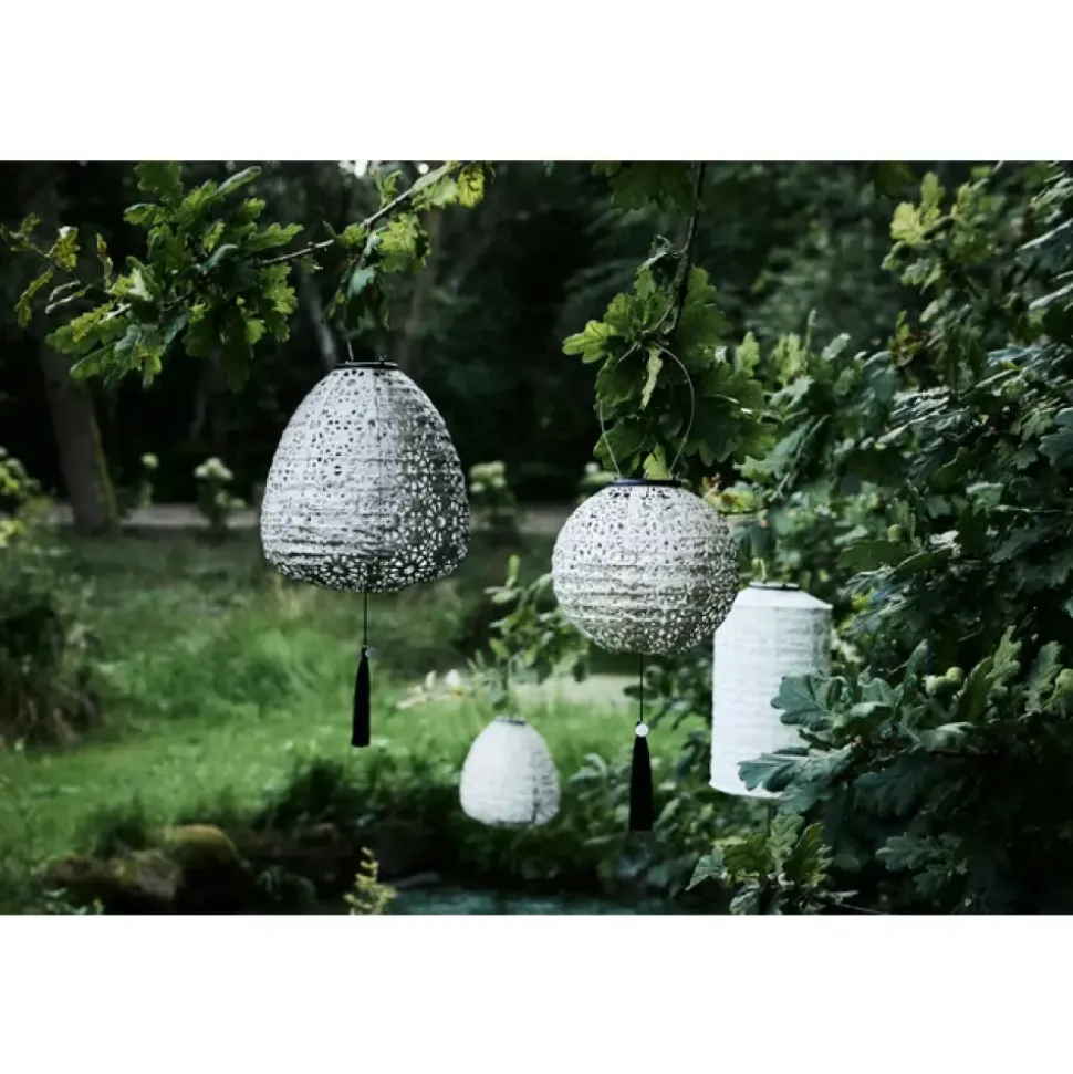 Lunaria Solar Lanterne Hvit D20 x H20