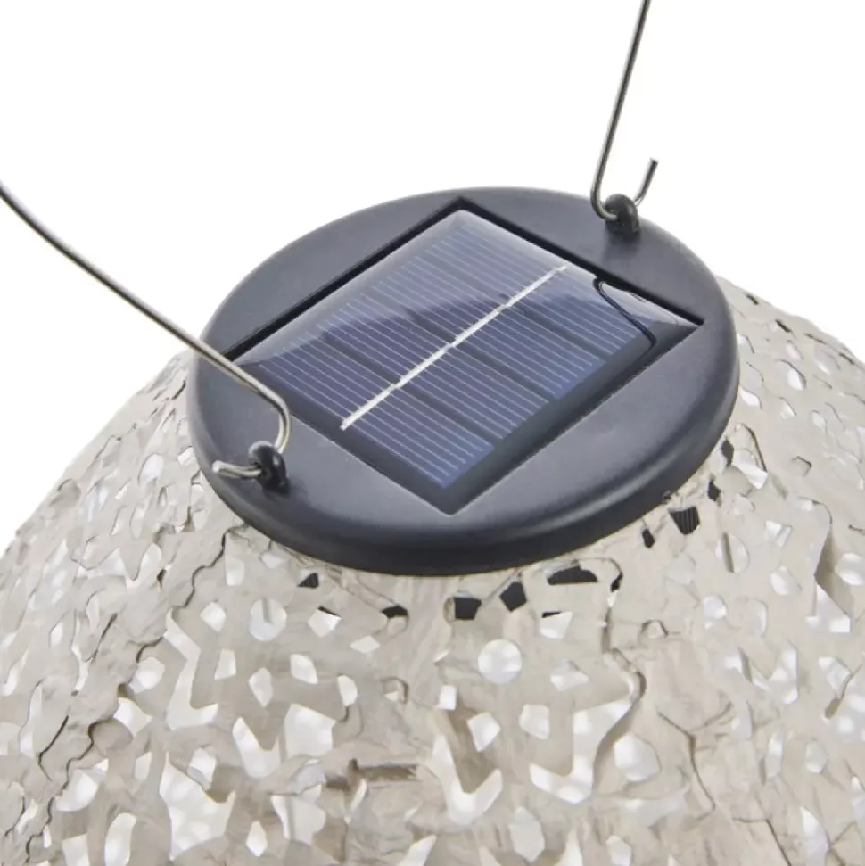 Lunaria Solar Lanterne Lysegrå D26 x H26