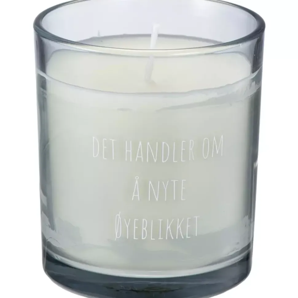 Lykketegning Duftlys Blå