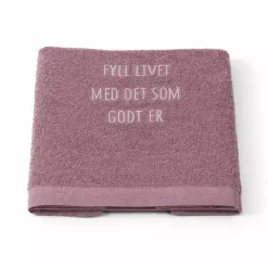 Lykketegning Håndkle Rosa 2pk