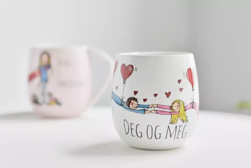 Lykketegning Krus Deg og Meg