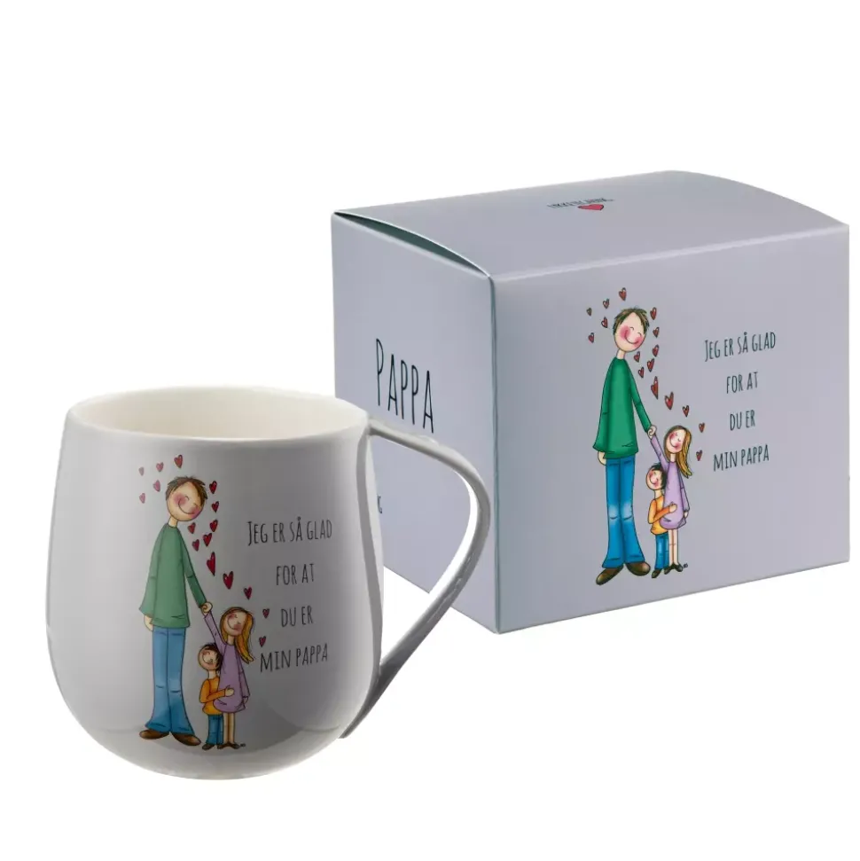 Lykketegning Krus - Pappa