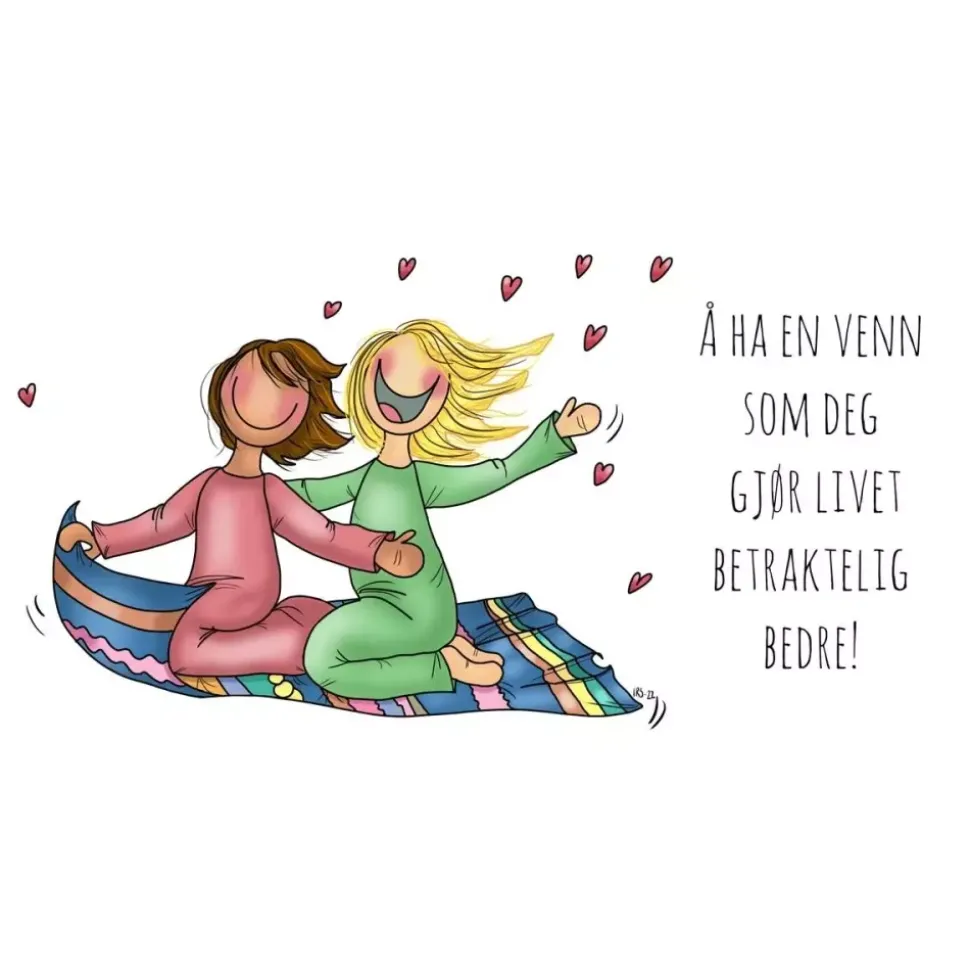 Lykketegning Krus Vennekrus