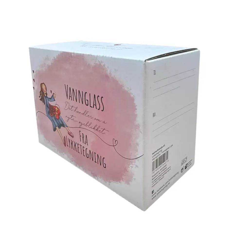 Lykketegning Vannglass 2pk