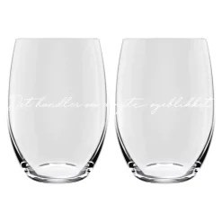 Lykketegning Vannglass 2pk