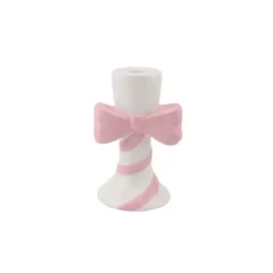 Lysestake Sløyfe Hvit/Rosa