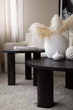 Macala - Sidebord Svart 65x49,4