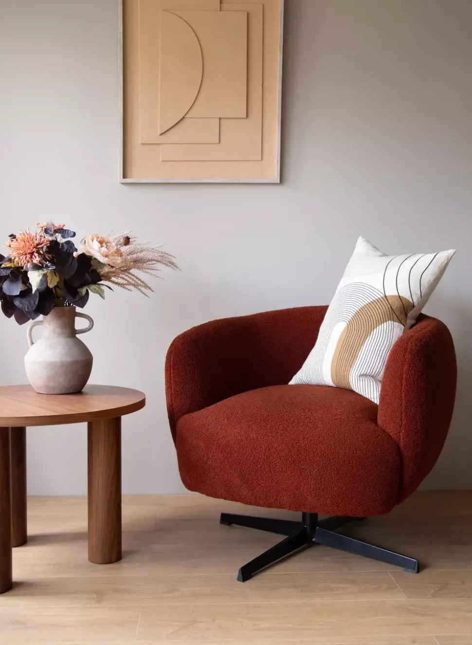 Macala - Sidebord Valnøtt 65x49,4