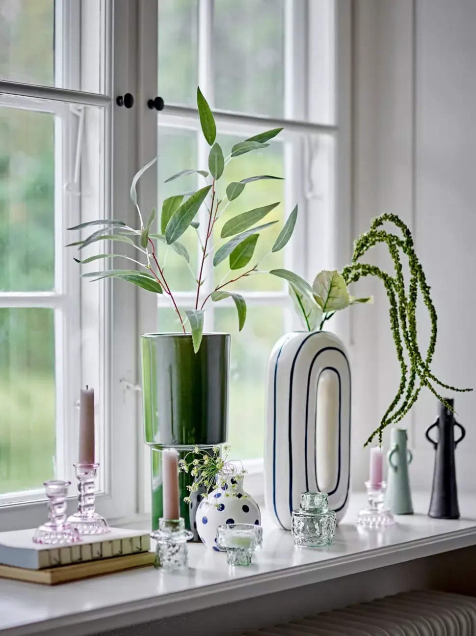 Mae Vase, Blå, Keramik