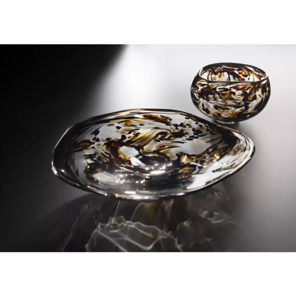 Magnor - Art fat kunstglass sort/brun 44 cm