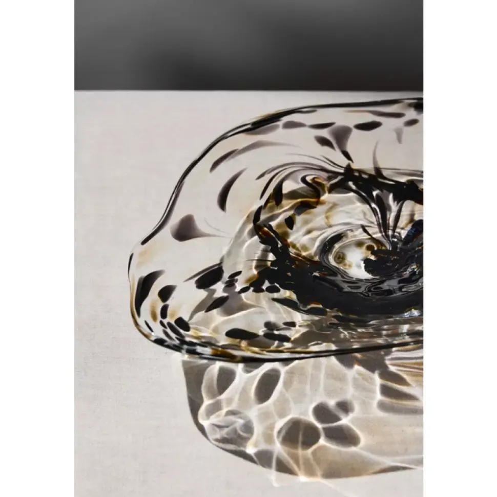 Magnor - Art fat kunstglass sort/brun 44 cm