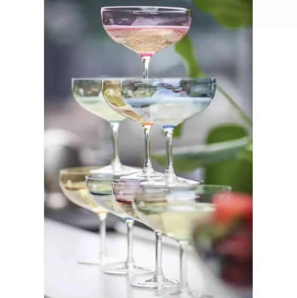 Magnor Happy Champagneglass Rosa
