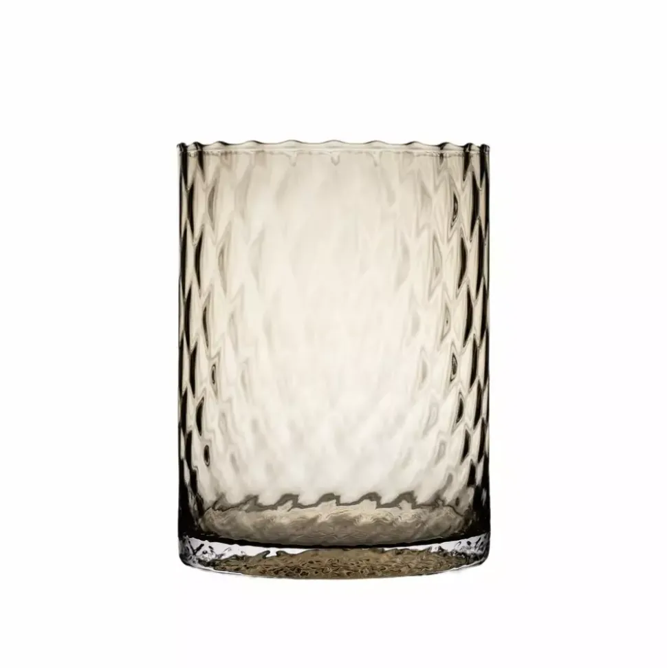 Magnor Harlekin Lykt/vase M Light Topaz 24cm