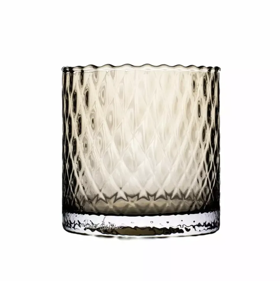 Magnor Harlekin Lykt/vase S Light Topaz 12,5cm