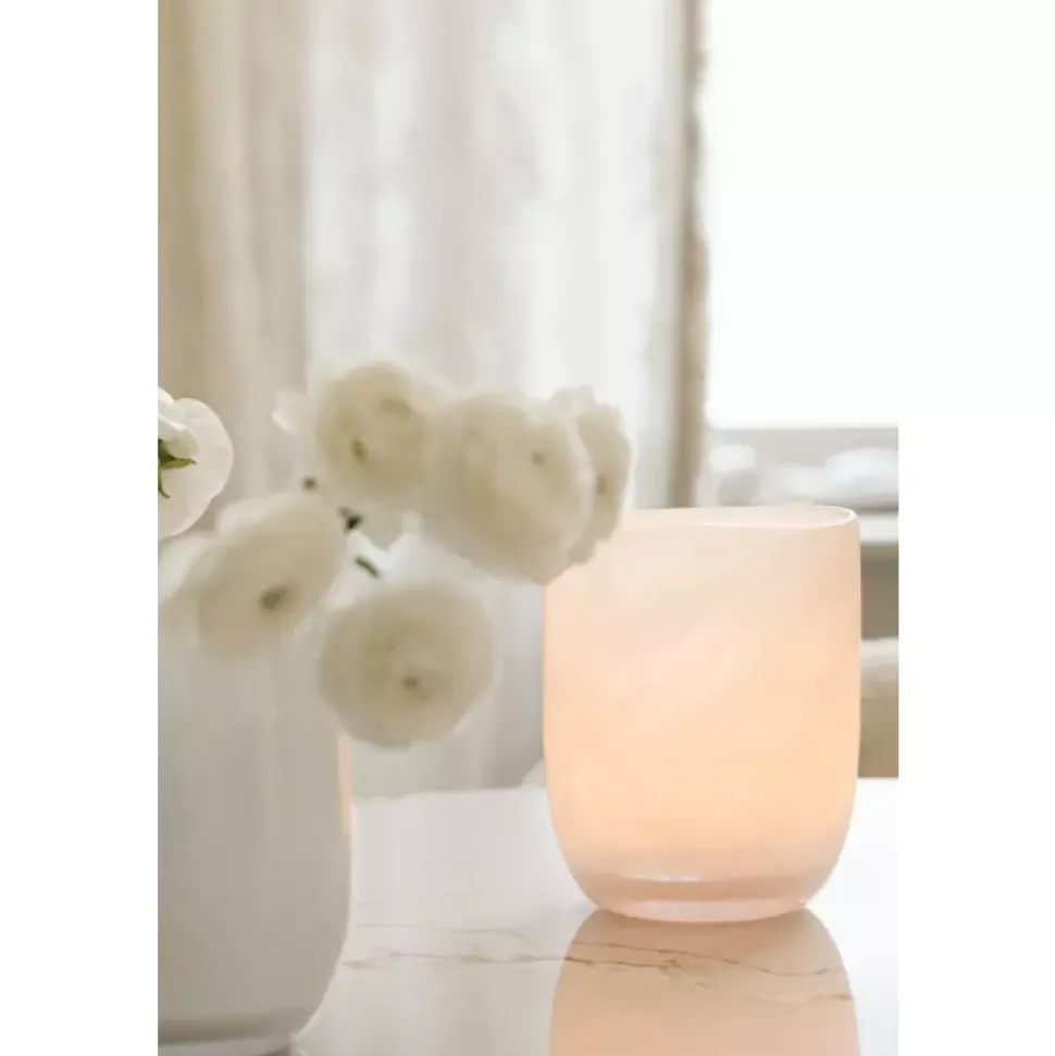Magnor - Lumo lykt/vase hvit 19 cm