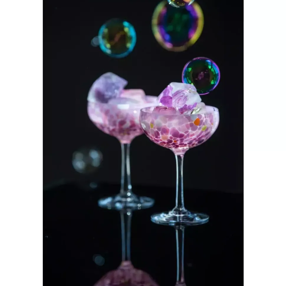 Magnor Swirl Champagneglass Rosa 22cl