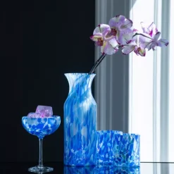 Magnor Swirl Drikkeglass/lykt Blå Multi 35cl