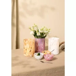 Magnor Swirl Lykt/vase Hvit 19cm