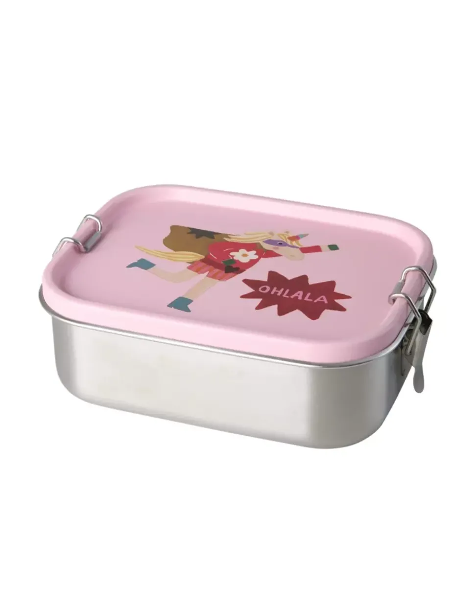 Matboks Med Romdeler Rosa