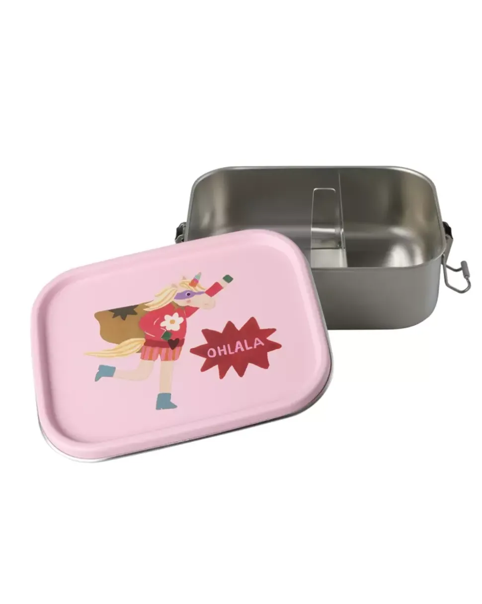 Matboks Med Romdeler Rosa
