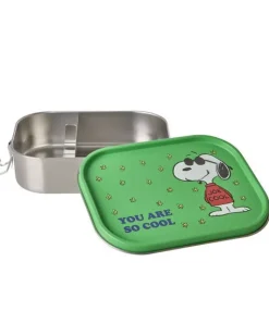 Matboks Med Romdeler Snoopy Grønn