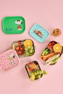 Matboks Med Romdeler Snoopy Rosa