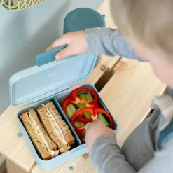 Matboks Med Romdeler Tiny Farm Blå