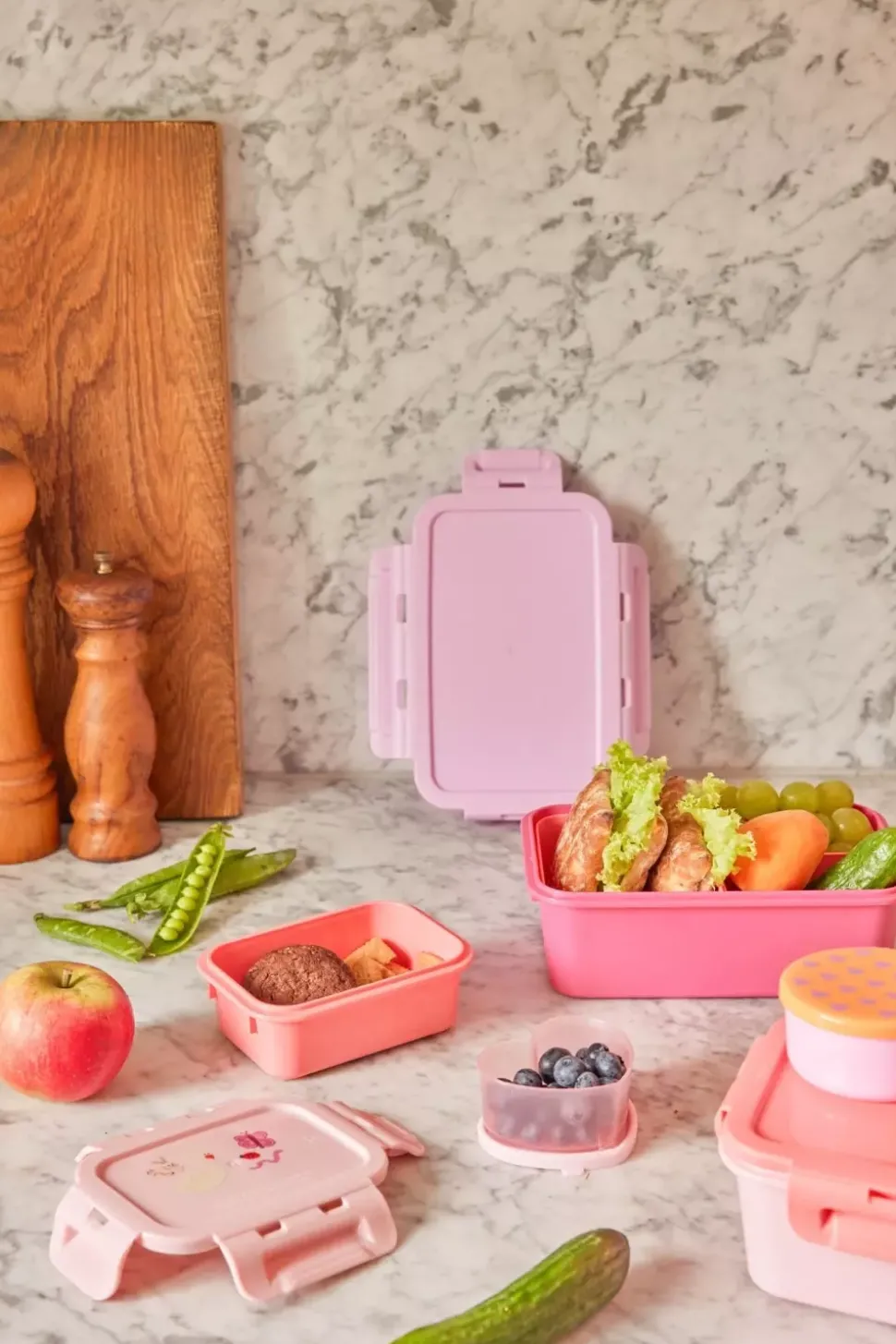 Matboks Med 3 Rom Flower Power Colors