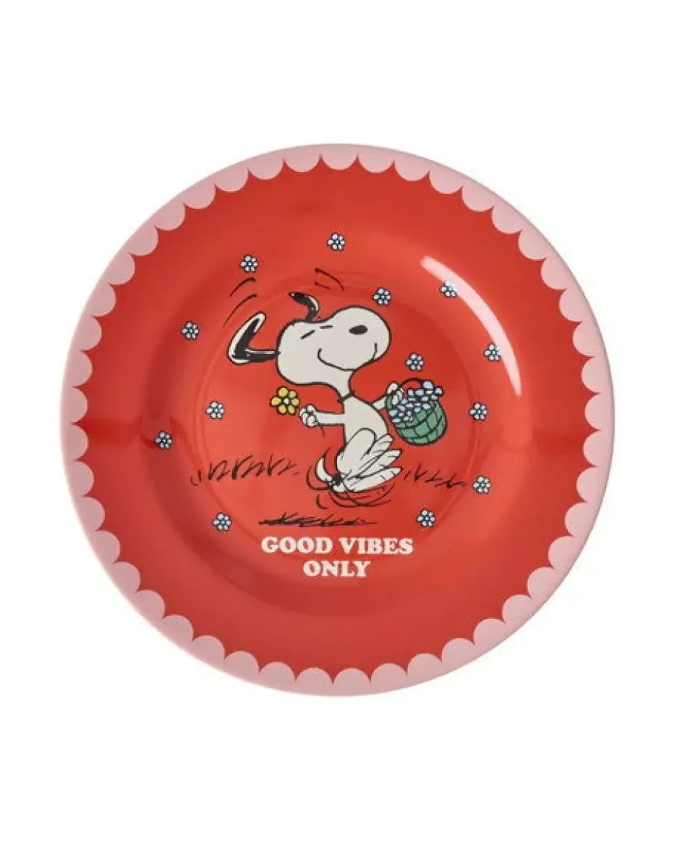 Melamin Asjett Snoopy Rød