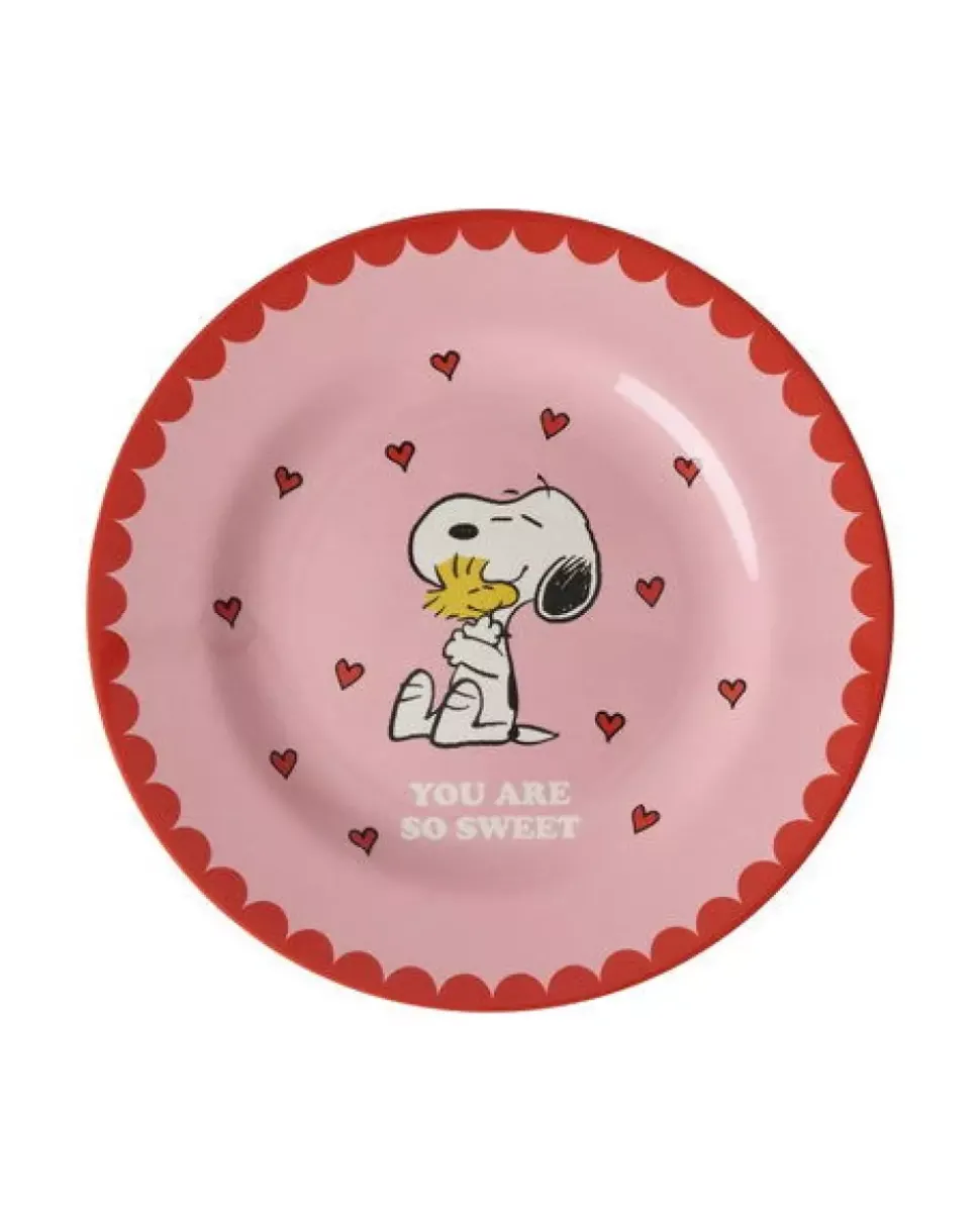 Melamin Asjett Snoopy Rosa